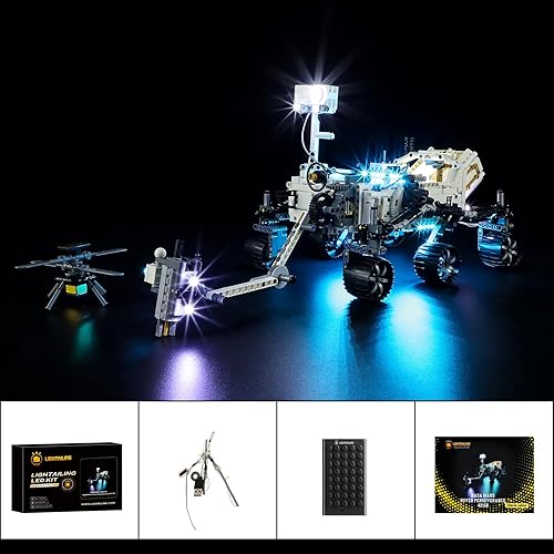 Miniatura 6 de LIGHTAILING Luz para Lego- 42158 NASA Mars Rover Perseverance - Kit de iluminación LED compatible con el modelo de bloques de construcción Lego - No