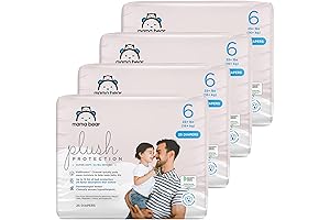 Mama Bear Plush Protection Diapers - Size 6