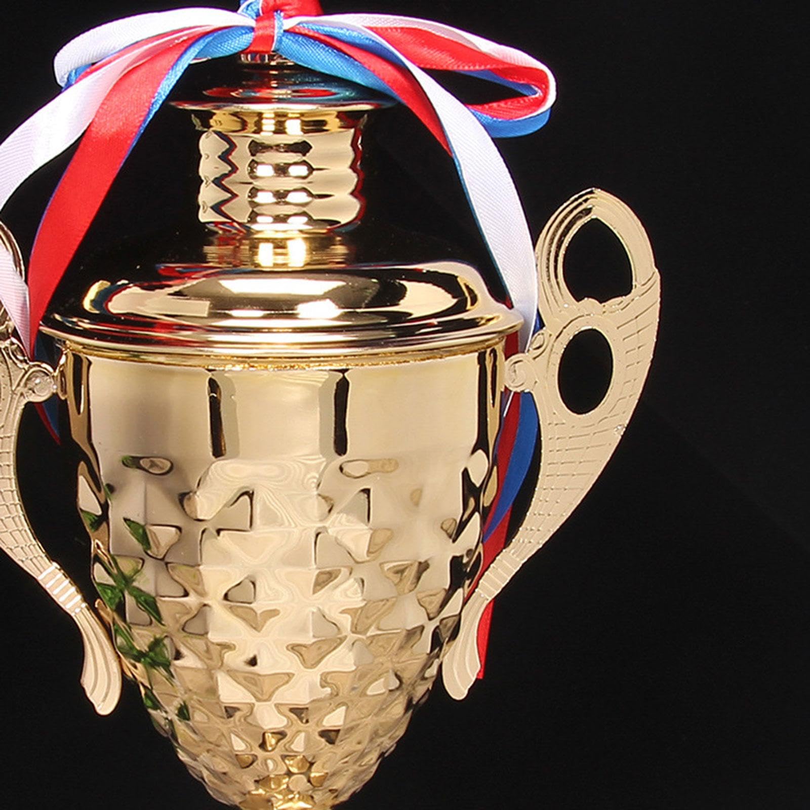 Award Trophy Auszeichnung Siegerpokal Ehrenpreis Metall mit Stabilem Sockel für Turniere Schulpreise Preisverleihungen Kinderpartys Geeignet