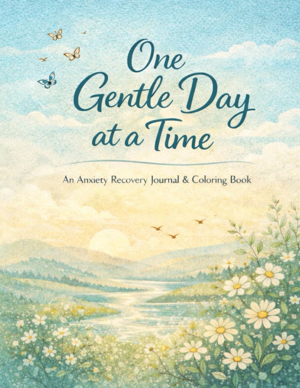 One Gentle Day at a Time: An Anxiety Recovery Journal & Coloring Book