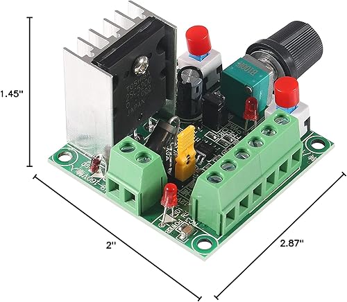 Miniatura 8 de DWEII Paquete de 2 accionamientos de motor paso a paso DC 5-12V15-160V, controlador de motor paso a paso ajustable PWM, generador de señal,