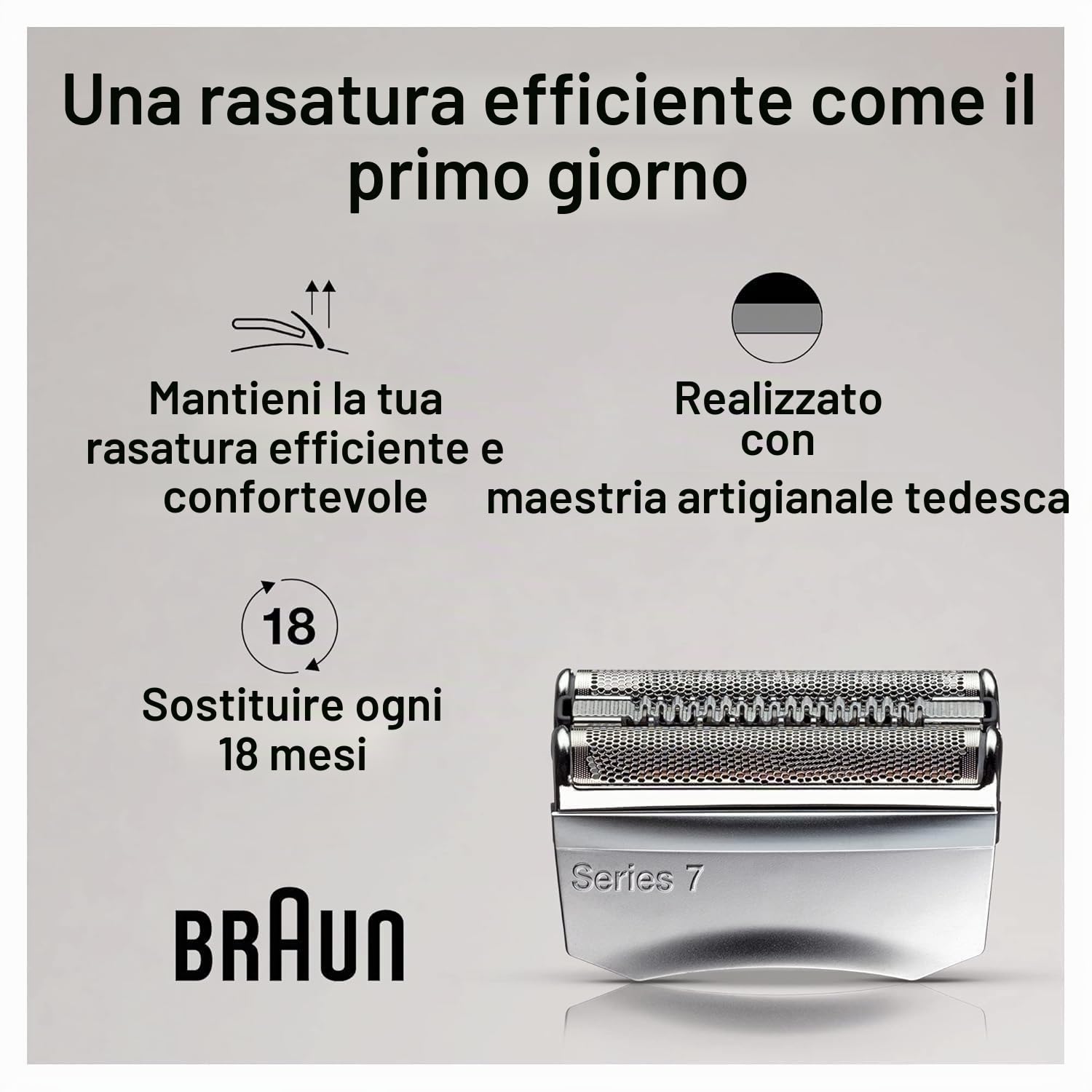 Braun Pellicola di ricambio per Pulsonic serie 9000 70S