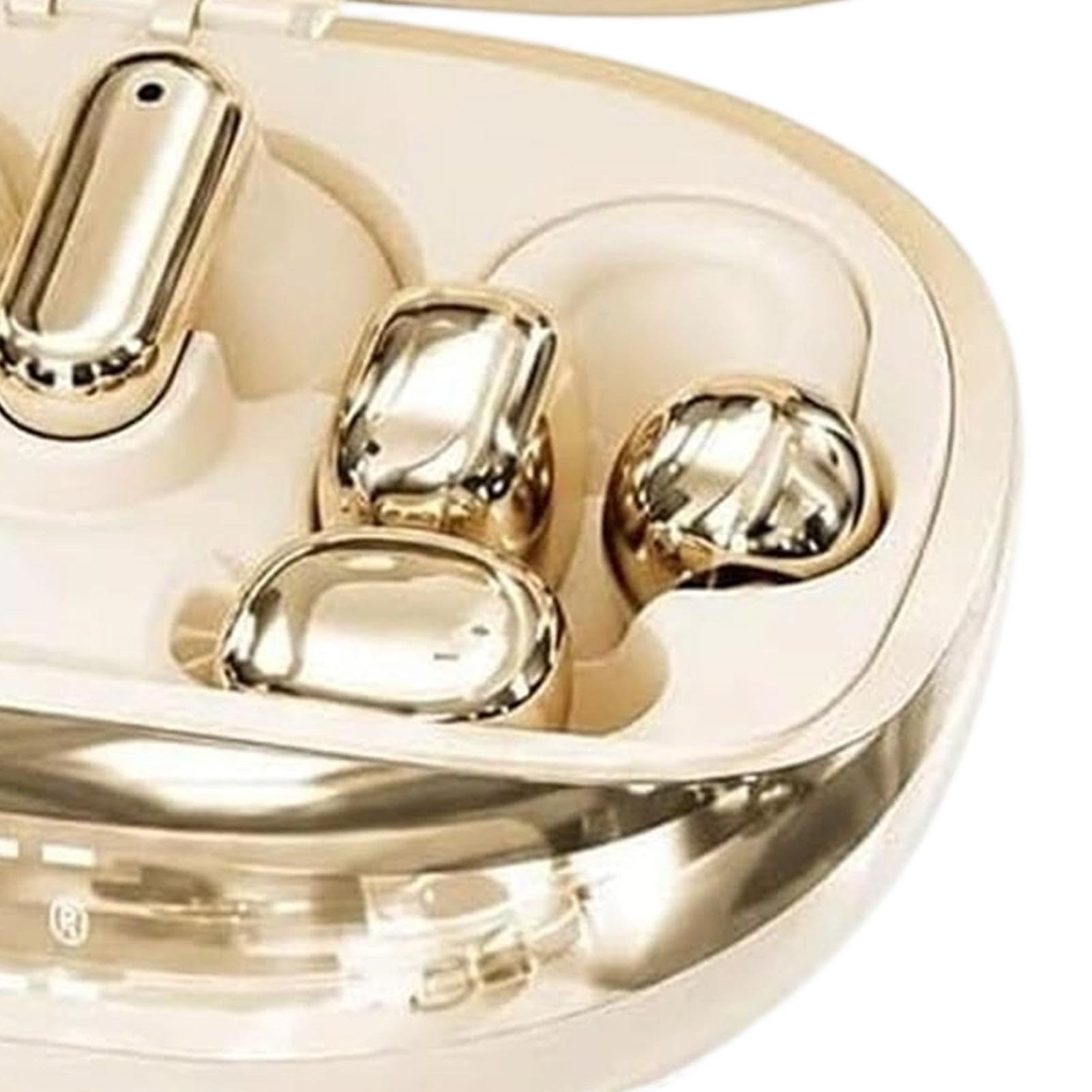Cuffie Clip Auricolari con Microfono per Chiamate e Custodia di Ricarica