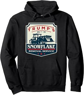 Trump's Snowflake Rmoval Service Funny Donald Trump 2024 Pullover Hoodie