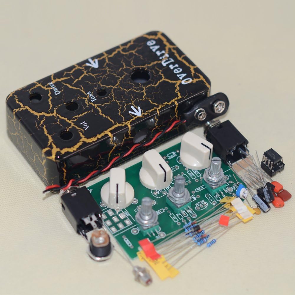 TTONE Electric Guitar Overdrive Single Effects Pedal Electric Guitar's Stompbox Pedals True Bypass Kit