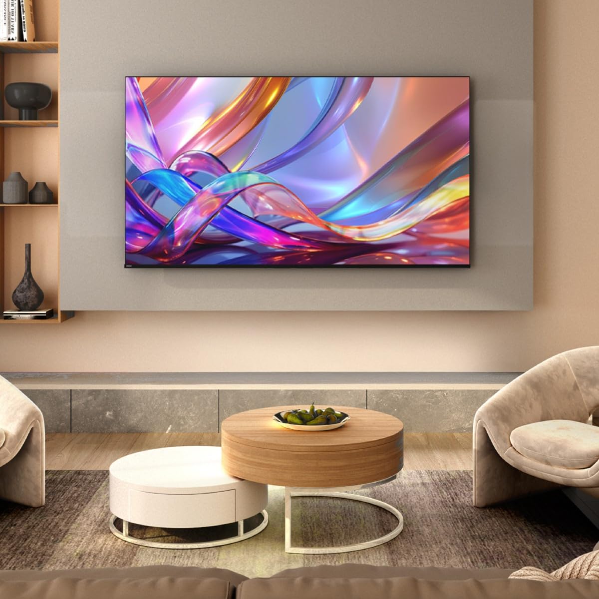 Hisense 50E7S - QLED Smart TV 50 Zoll, Hi-QLED Color, Dolby Vision.Atmos, 4K IA Treppe, Smooth Motion IA, Gaming-Modus Plus, Dolby Vision IQ, HDR10+Adaptive