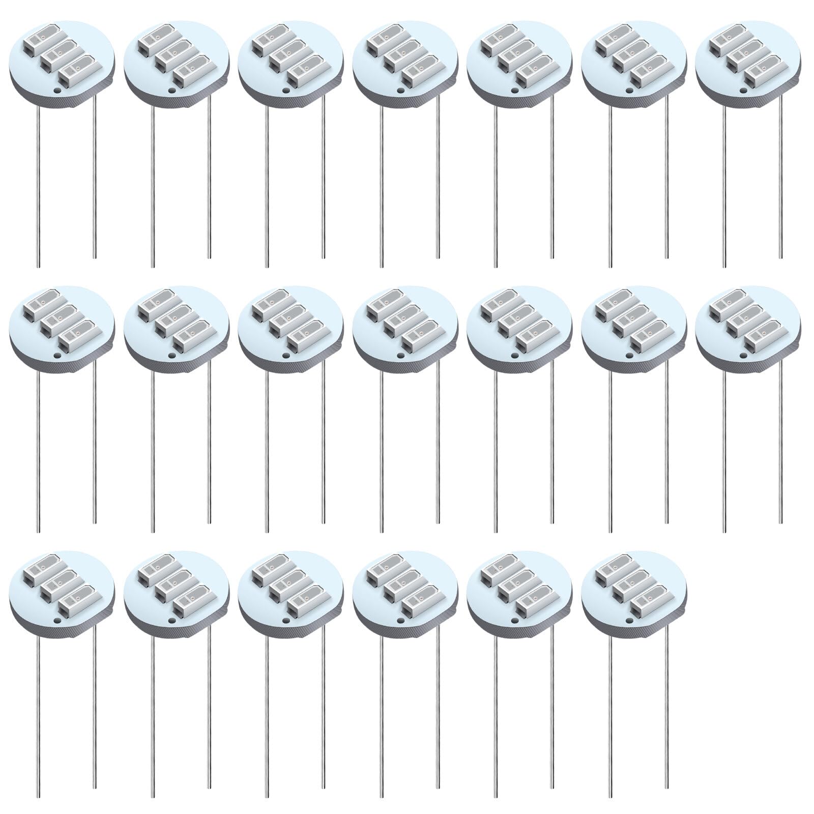 cciyu 4.7mm Indicator Panel Gauge Cluster Speedometer Backlight For Mini Bulbs Lamps Lighting (white),20Pack