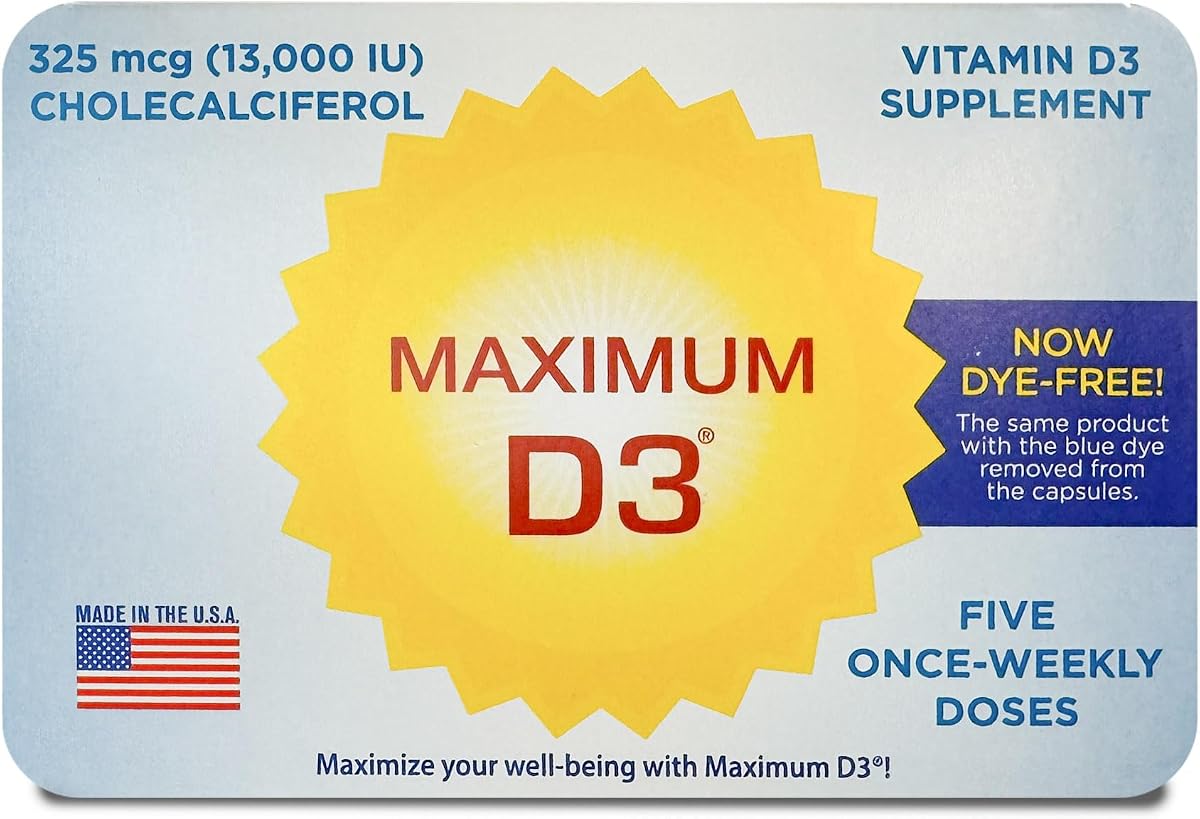 13,000 IU, 5 Capsules Total (5-Week Supply)