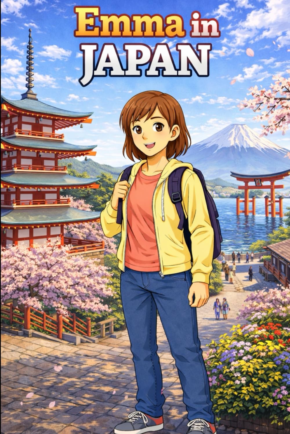 Emma in Japan: A Simple Story in Easy English for Kids and Early Learners, Ages 5–8, with Short Sentences, Visual Storytelling, Supporting Reading ... and Beginners (Easy English Travel Stories)
