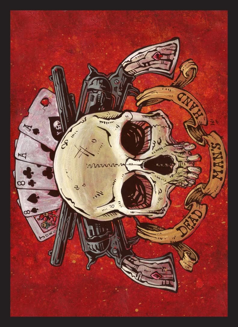 MTG Sleeves 50 MTG Standard Card Sleeves Deck Protector - Dead Man's Hand