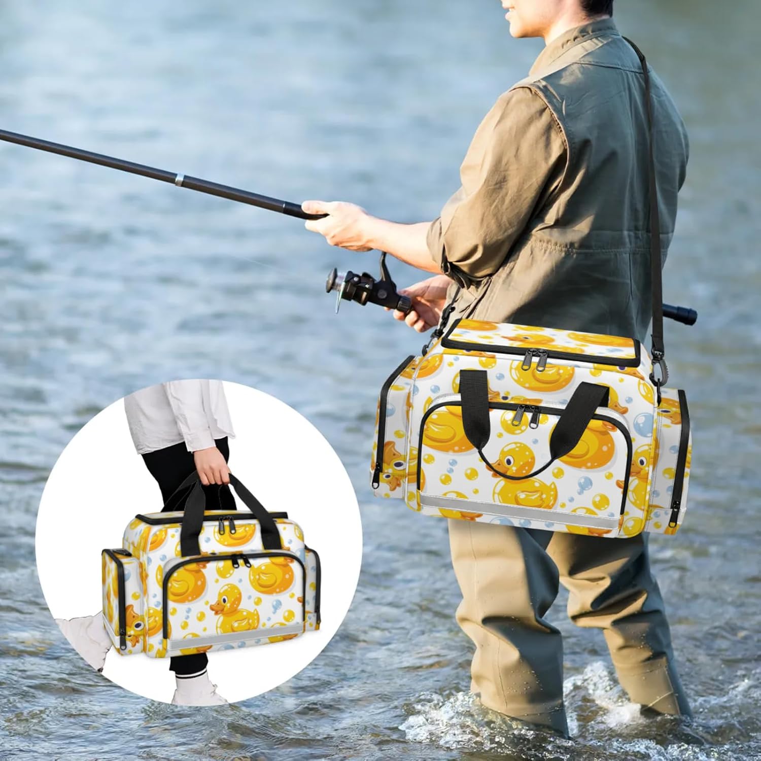 First Aid Bags Empty, Diving Duck Emergency Bag First Aid Kit Multiple Compartment Kit Carrier On Call Trauma Bag for Paramedics Emergency Medical Supplies Kit