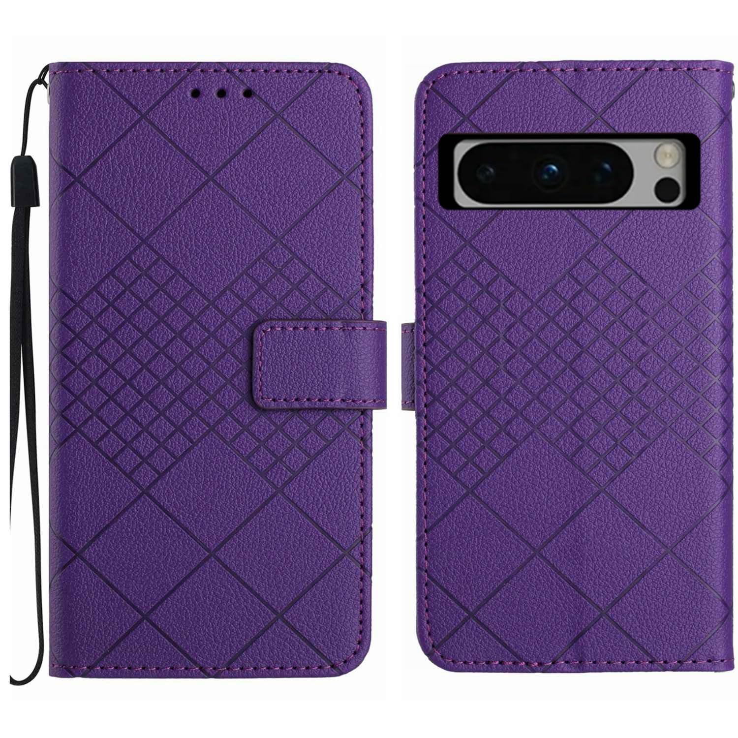 Étui portefeuille Google Pixel 7 violet idéal pour vos déplacements