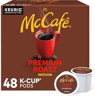 McCafé Premium Roast Medium Roast K-Cup Pods for Keurig, 48 Count Single Serve Coffee Pods