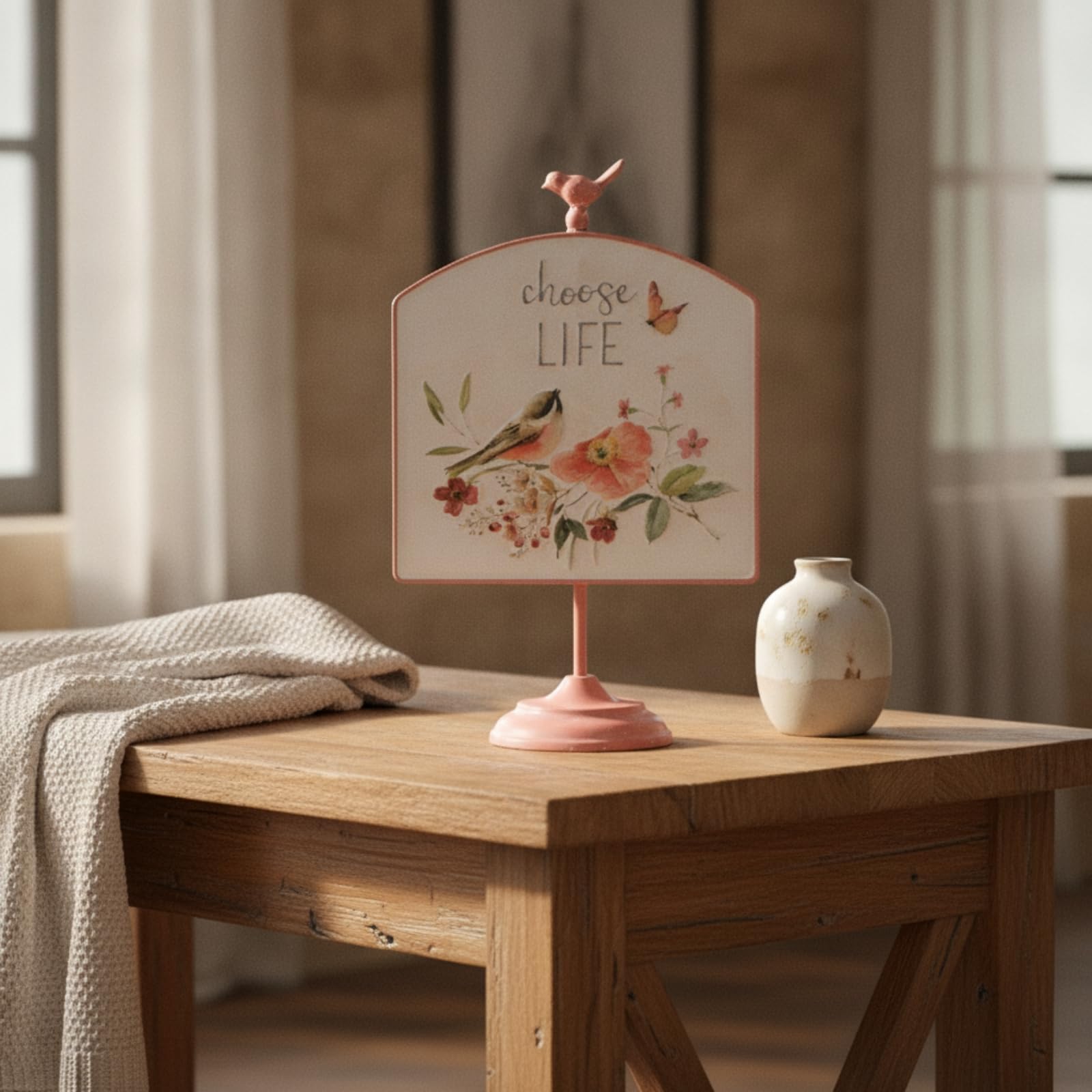 Casa Pequeña Pájaros con Diseños Florales Artesanal Casa Pequeña Nido corativo para Balcón
