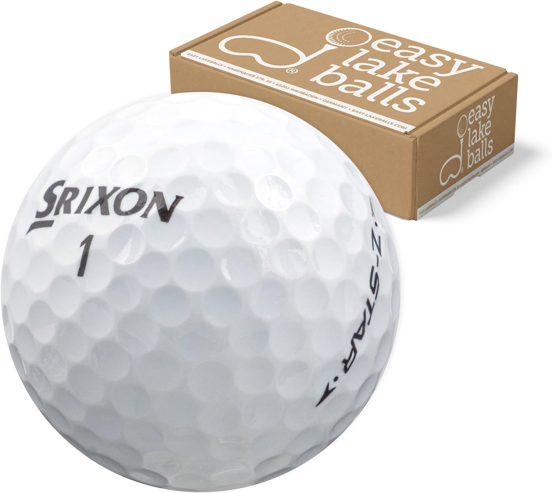 25 Z-STAR LAKE GOLF BALLS - AAA/AA QUALITY (A/B GRADE)