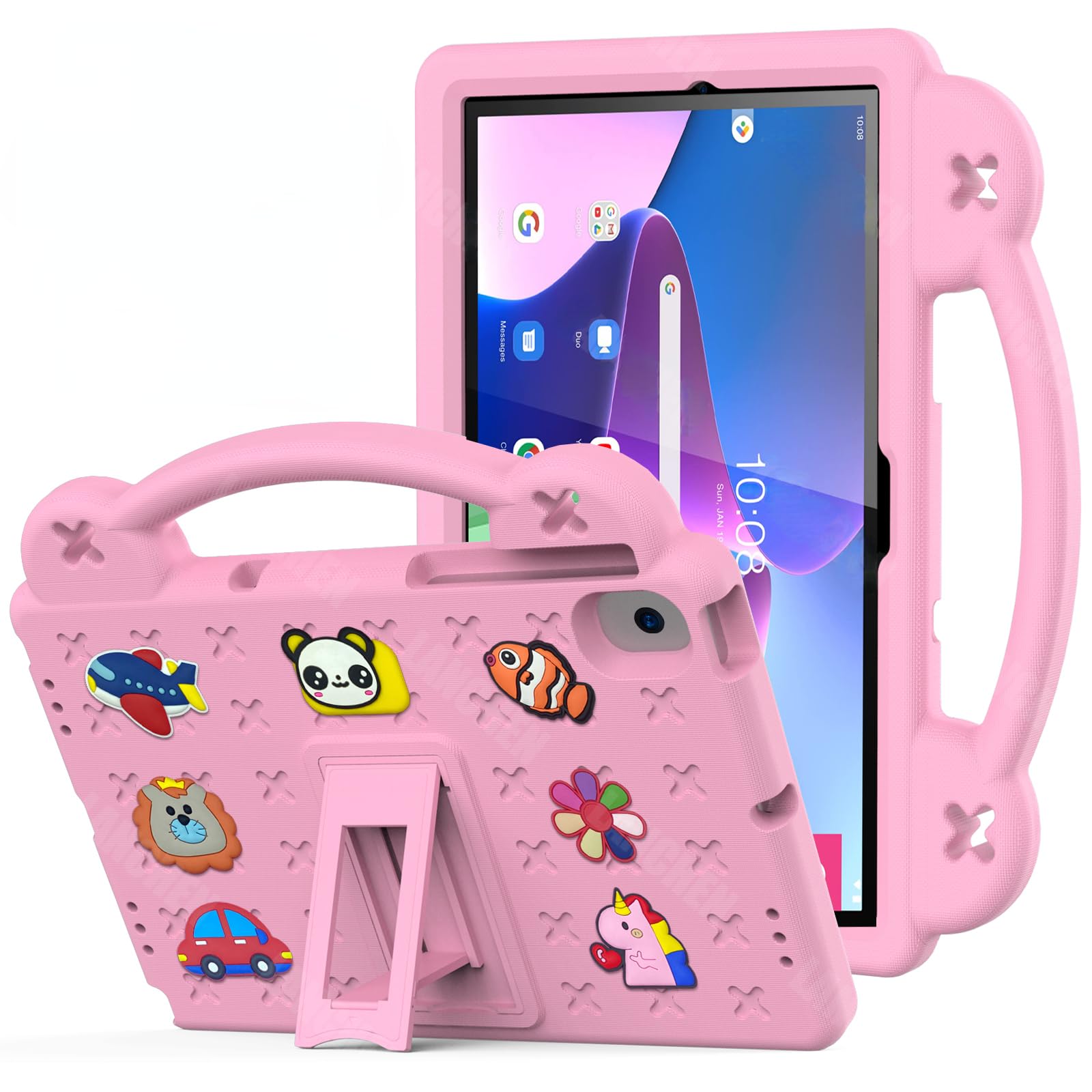 Gruattreay Kids Case Compatible with Lenovo Tab M10 3rd Gen 10.1 inch (TB-328FU/TB-328XU) 2022, Heavy Duty EVA Foam Shockproof Cover Kids Proof Tablet Case with Stand (Navy Blue) (B0CBTZ38HL) Amazon Price History, Amazon Price Tracker