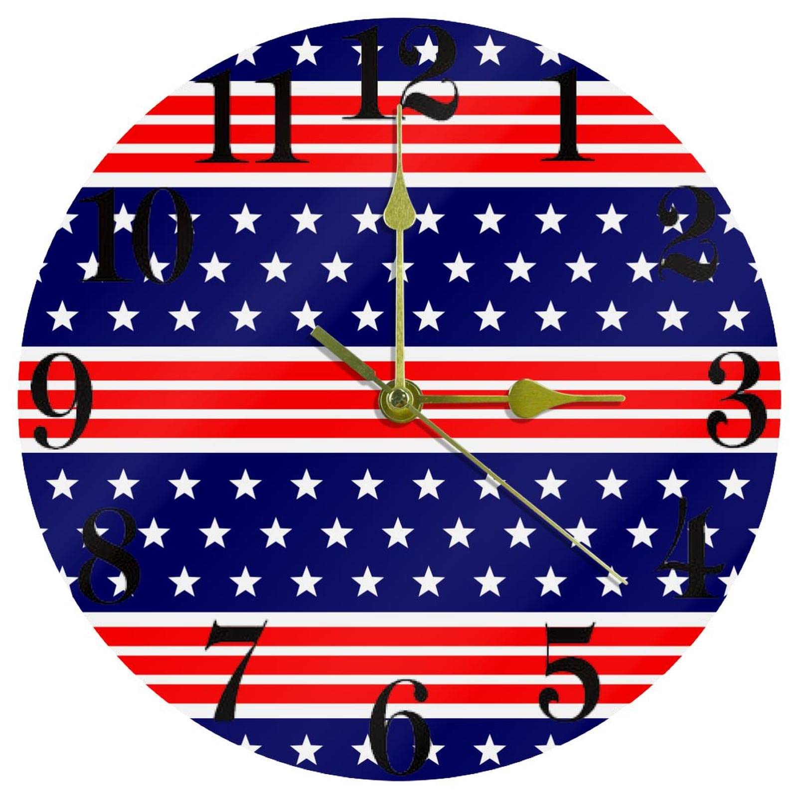 Horloge murale silencieuse sans tic-tac pour chambre et bureau calme