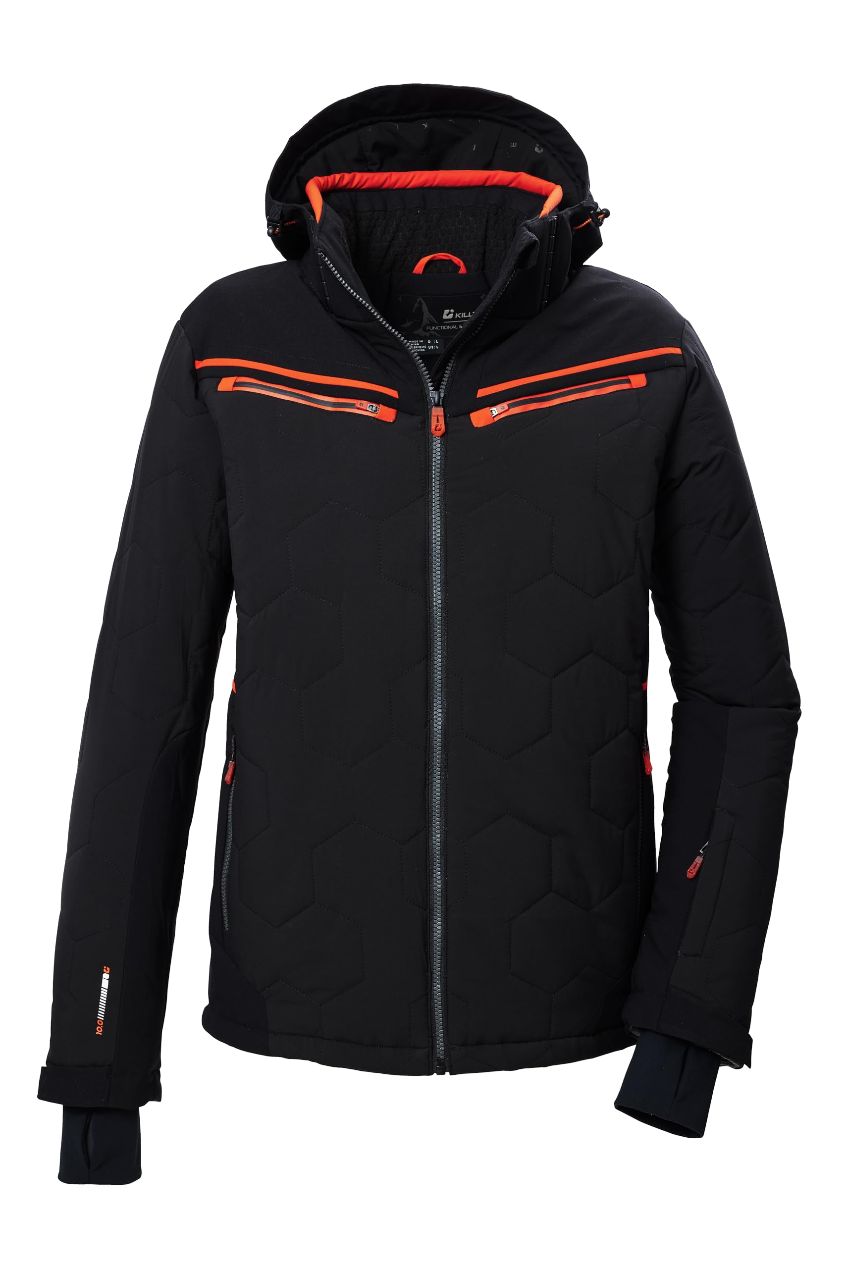 Killtec Ksw 68 Mn Ski Jckt Giacca da sci/giacca funzionale con cappuccio e paraneve con chiusura a cerniera Uomo