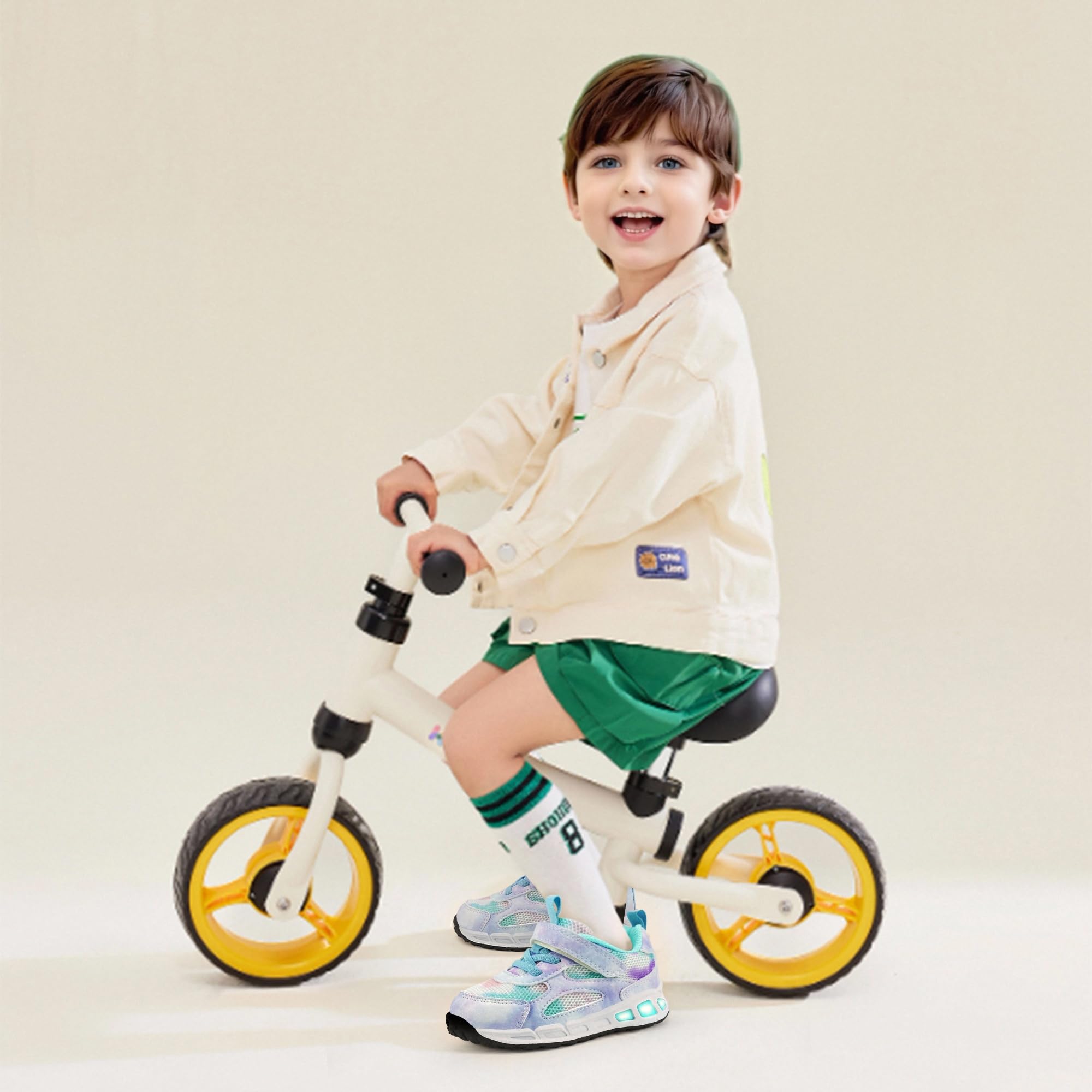 Floranate Tenis con luz LED intermitente para niños y niñas