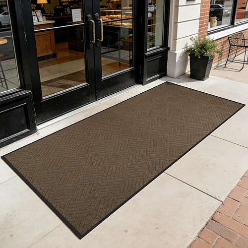 3' x 5' Commercial Heavy Duty Entryway Rug, Industrial Non-Slip