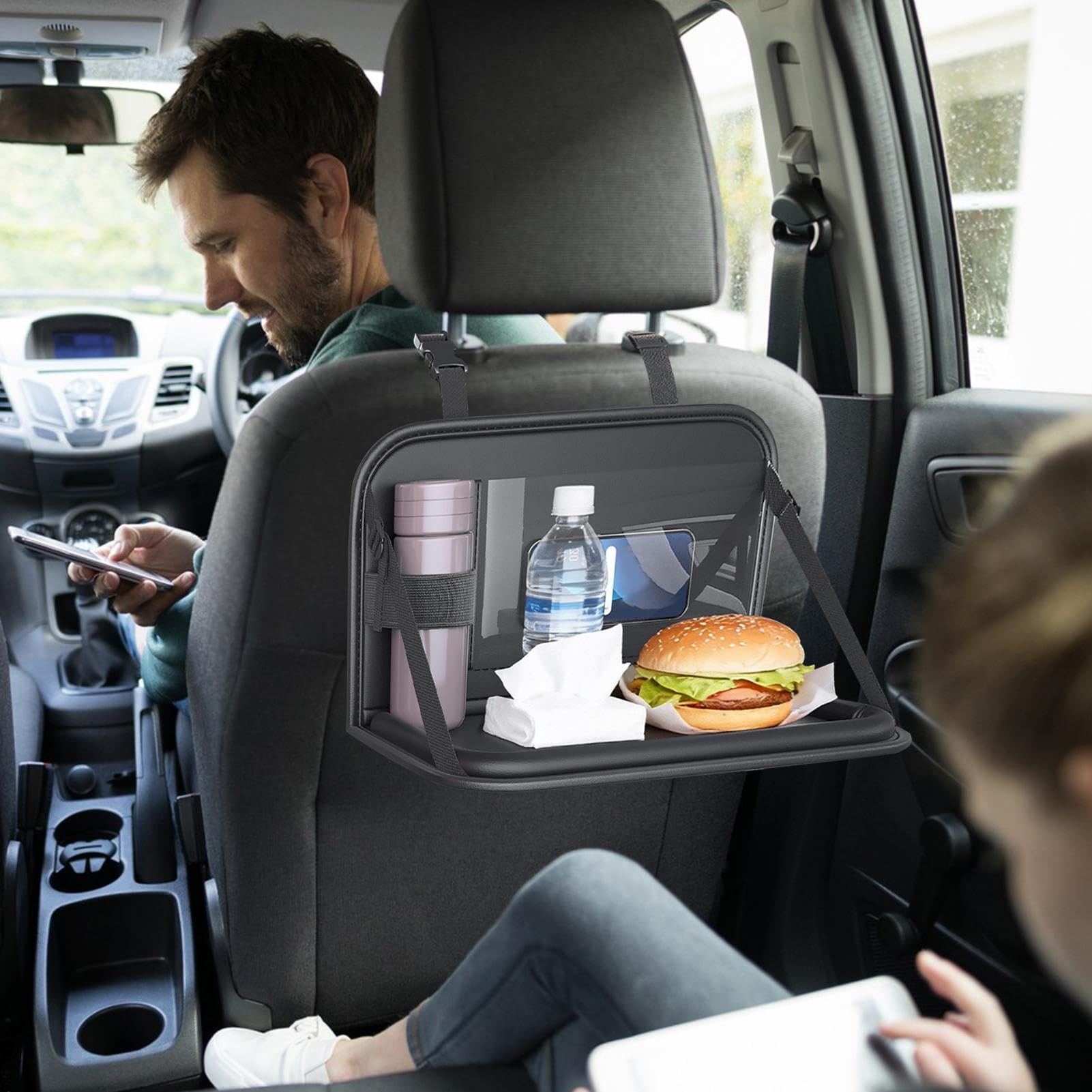 Kinder-Auto-Tablett, Laptop-Halter, faltbar, für den hinteren Schreibtisch