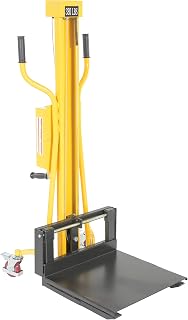 Vestil HWL-330 Steel Portable Hand Winch Lifter 330 Lb. Capacity Yellow / Black