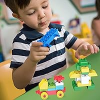 Vista 3 de Cutedeer 258 Piece Classic Big Building Blocks Set for Kids Toddlers Compatible with All Major Brands, Large Building Bricks STEM Toys with Gift Box