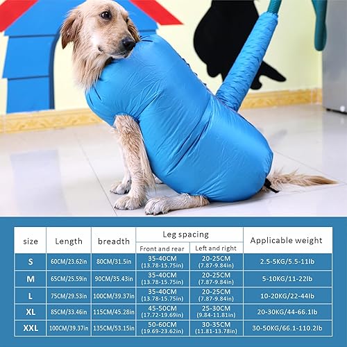 Miniatura 5 de Mascota perro, gato, cachorro, conejo, gatito, husky Goldendoodle, caja de secado rápido para el baño, bata para máquina, bolsa de jaula, secadora