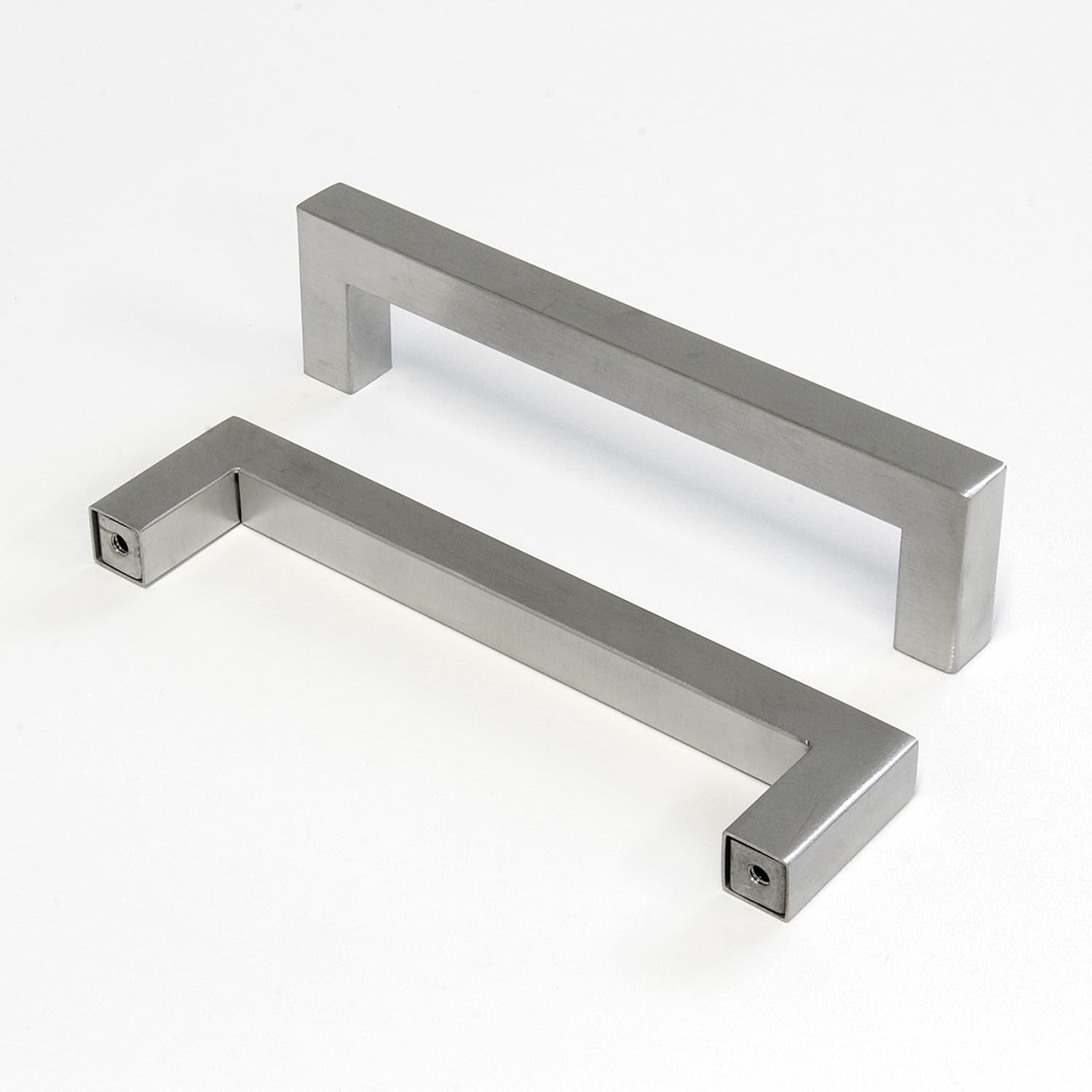 RCH Hardware HD-SS128-128 Stainless Steel Modern Cabinet Drawer Handle Pull, 5 1/16 Inch, Brushed Stainless Steel (2 Pack)