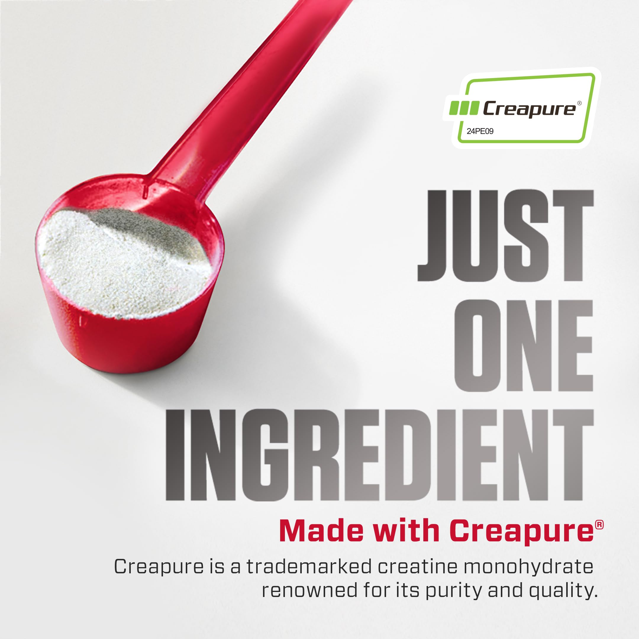 Dymatize Monohidrato de creatina con Creapure®, 100% en polvo, 0.18 oz por porción, 60 porciones (10.58 oz), creatina para mujeres y hombres, sin gluten