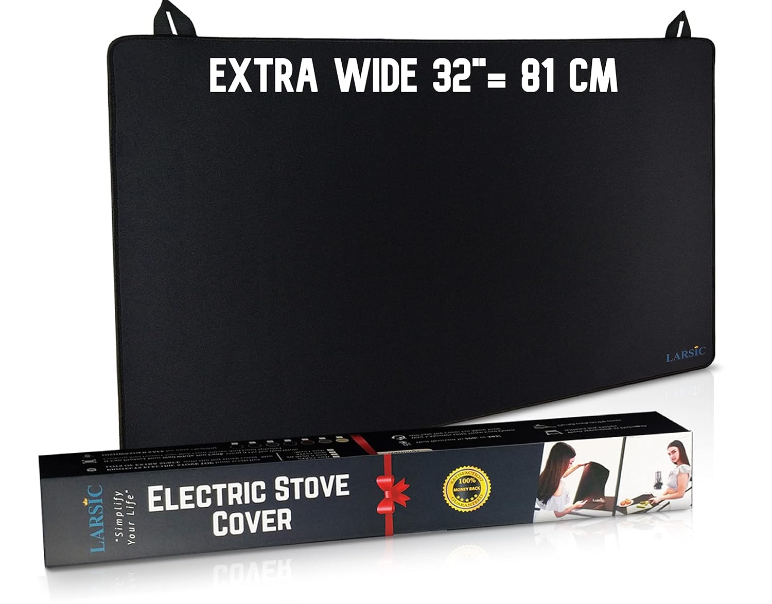 Larsic Hob Cover Electric Hob Covers Ceramic Hob Cover to Protect