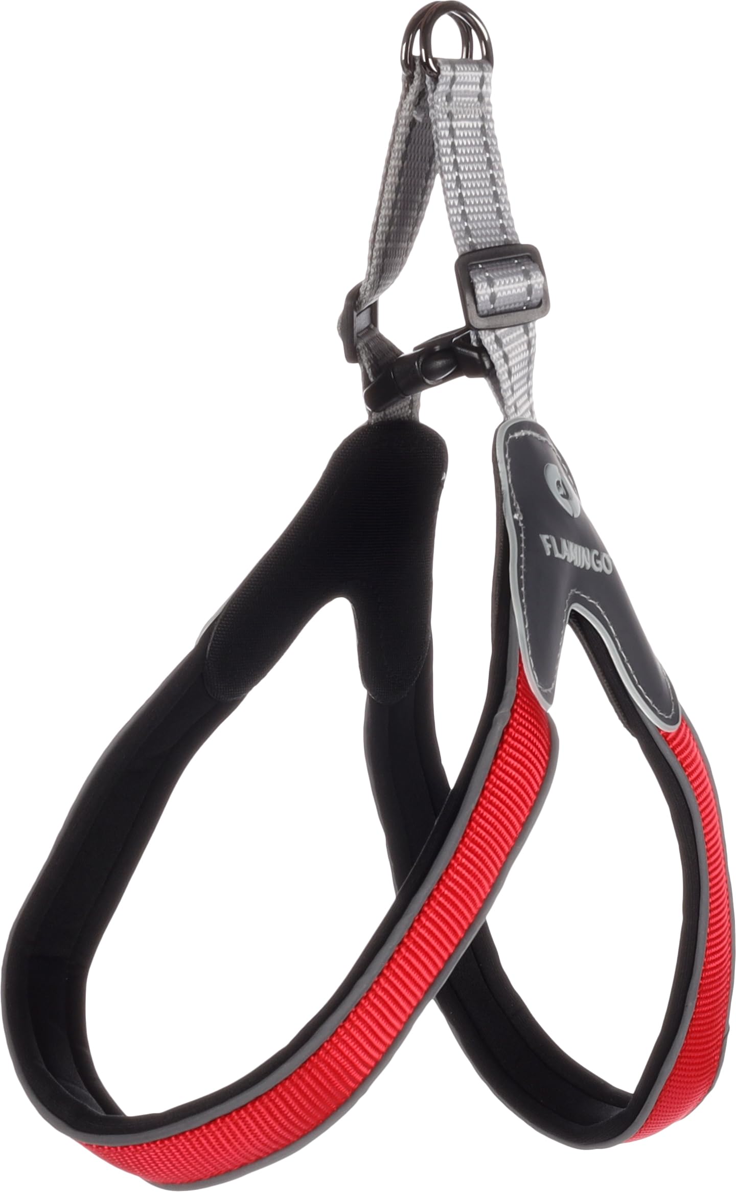 Flamingo Easy Harnais HILKA Rouge XL pour grand chien 50-60cm