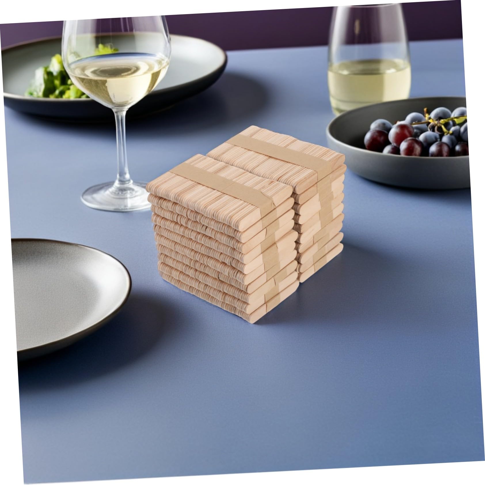 UKCOCO 1000piezas Palitos de Madera para Manualidades Palitos de Helado de Materiales de Madera Natural para Construir Maquetas Manualidades Infantiles y Proyectos de Arte