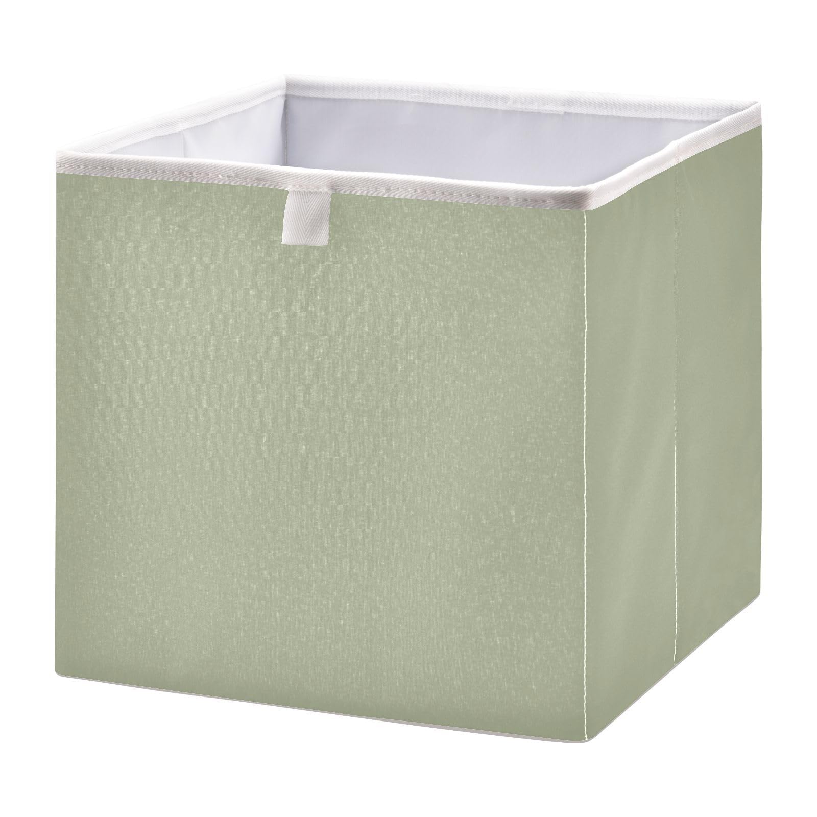 Amazon.com - GOODOLD Sage Green Solid Cube Storage Bin - 11 Inch