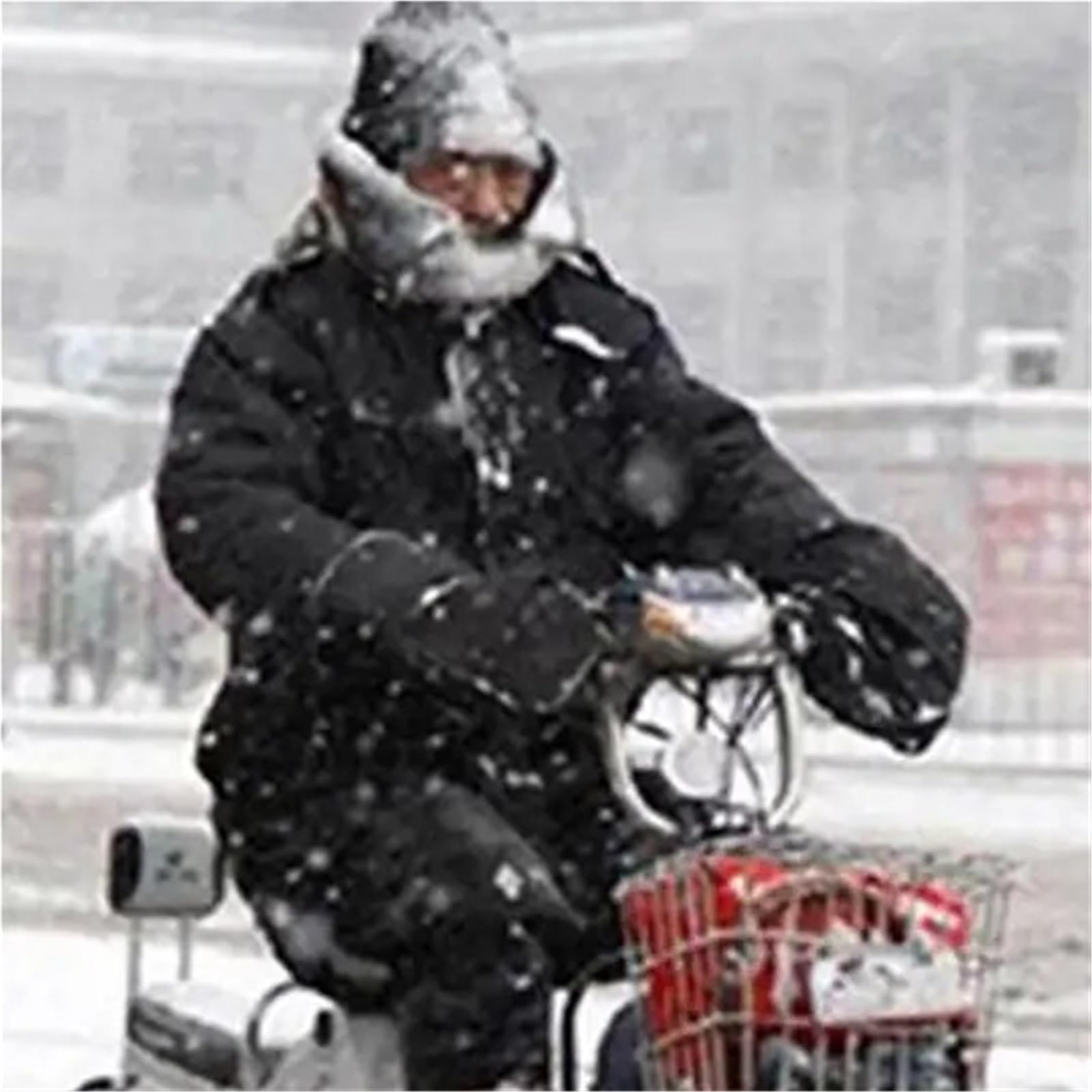 Lenkermützen, Motorradhandschuhe Winter Warm HandleGrip Cover Motorradzubehör Winddicht Therm