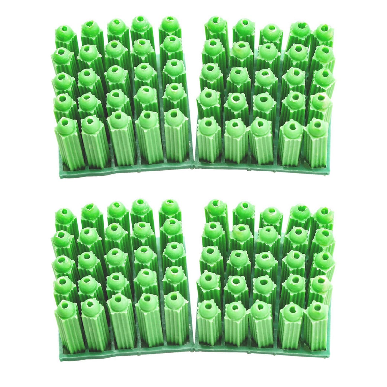 Kalttoy 100pcs Heavy Duty Nylon Expansion Plugs Screws Anchors for Plasterboard Mounting None Pre Drilling Required Masonry Screw