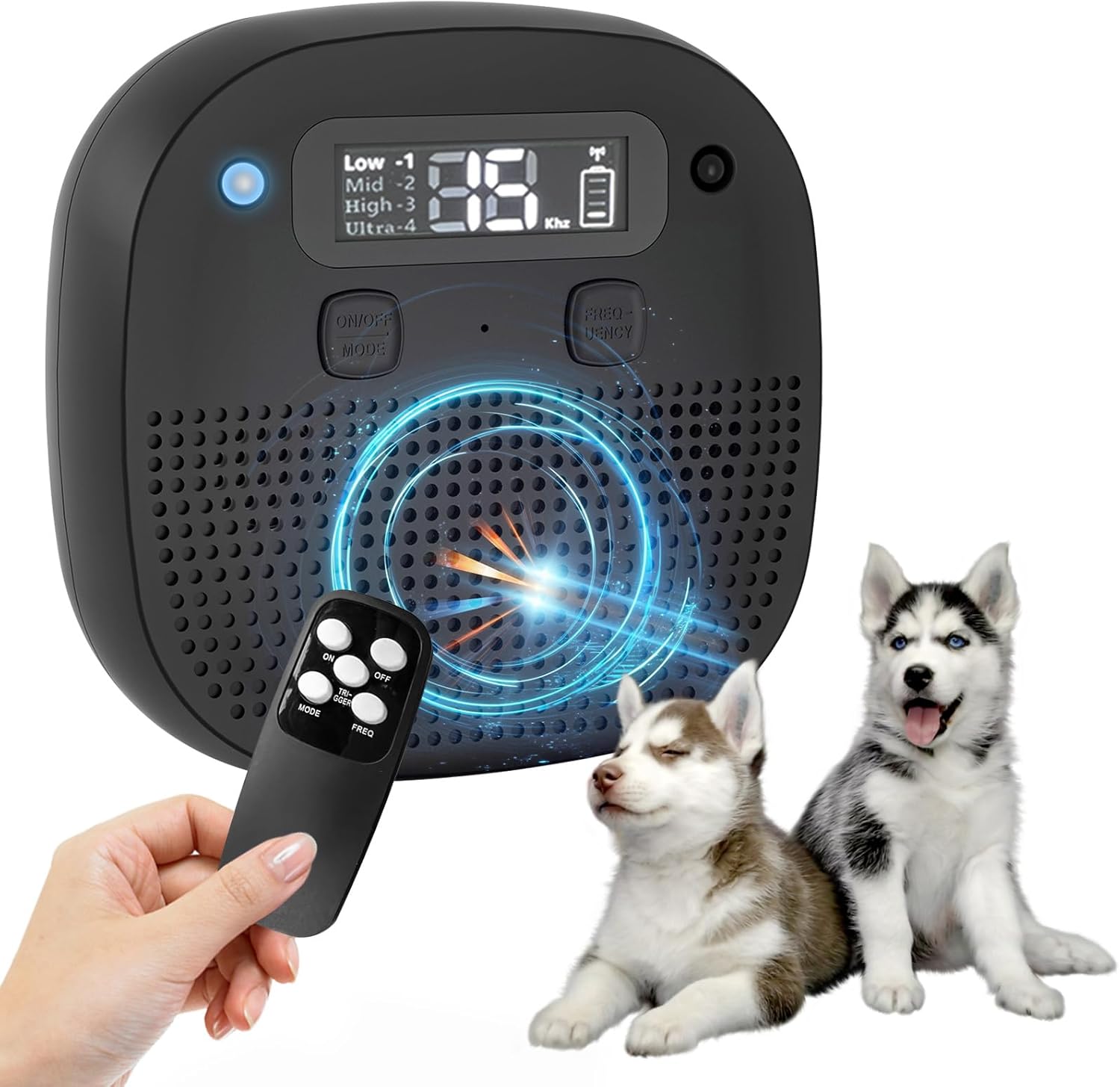 Dog Bark Deterrent Device with 60ft remote control