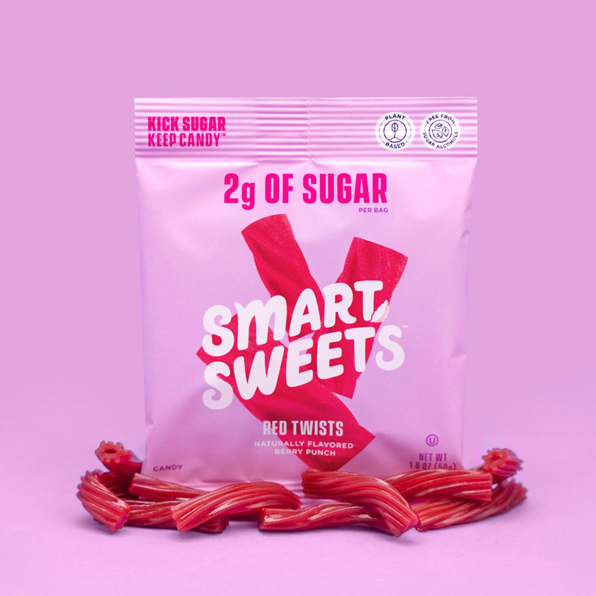 Amazon.com : Smart Sweets RED Twists 4 Pack Healthier