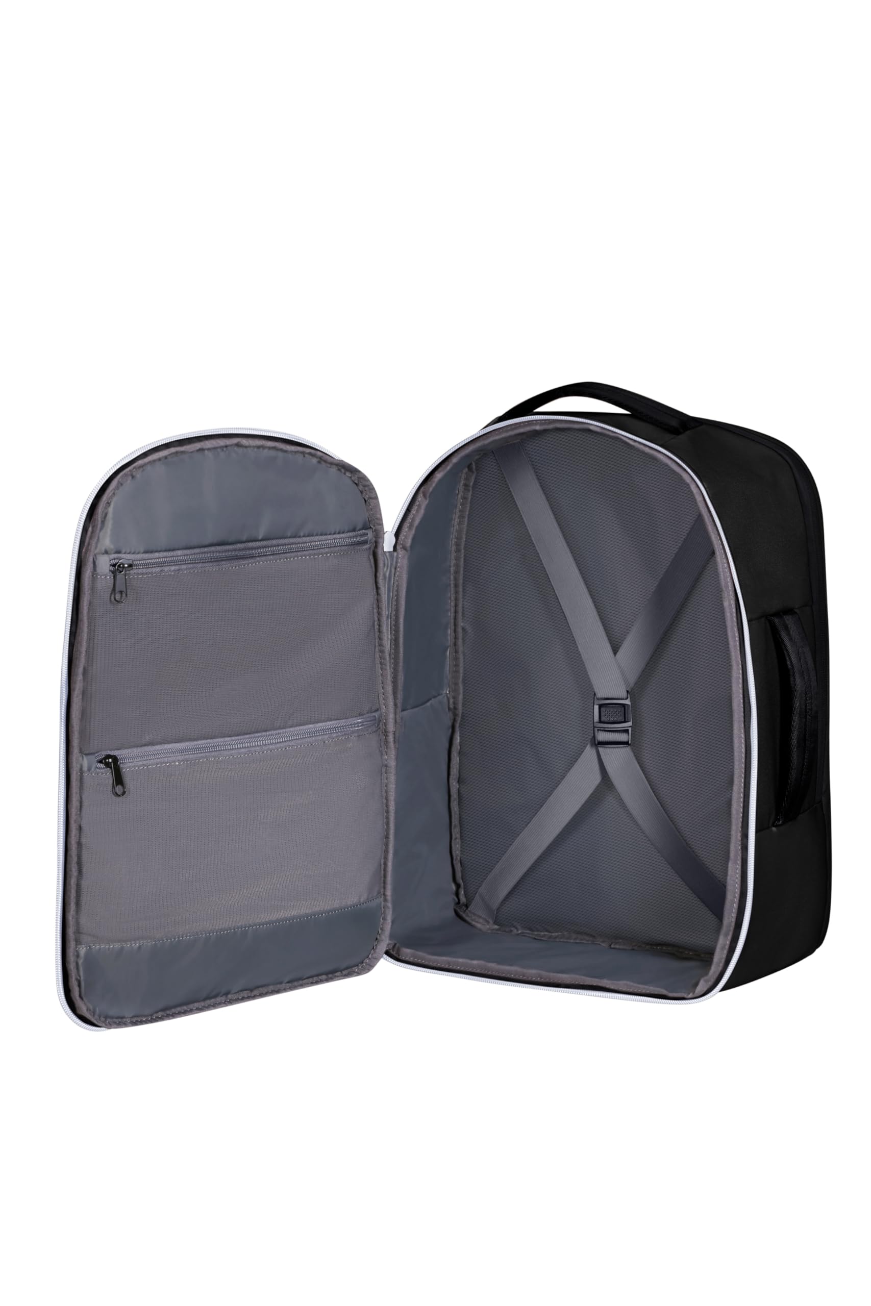 Samsonite Guardit Classy 2.0 - Sac Cabine EasyJet (45 x 35 x 20 cm, 27.5L, 0.80 kg) - Bagage Cabine Sous-siège, Sac à dos Avion M Underseat, Noir
