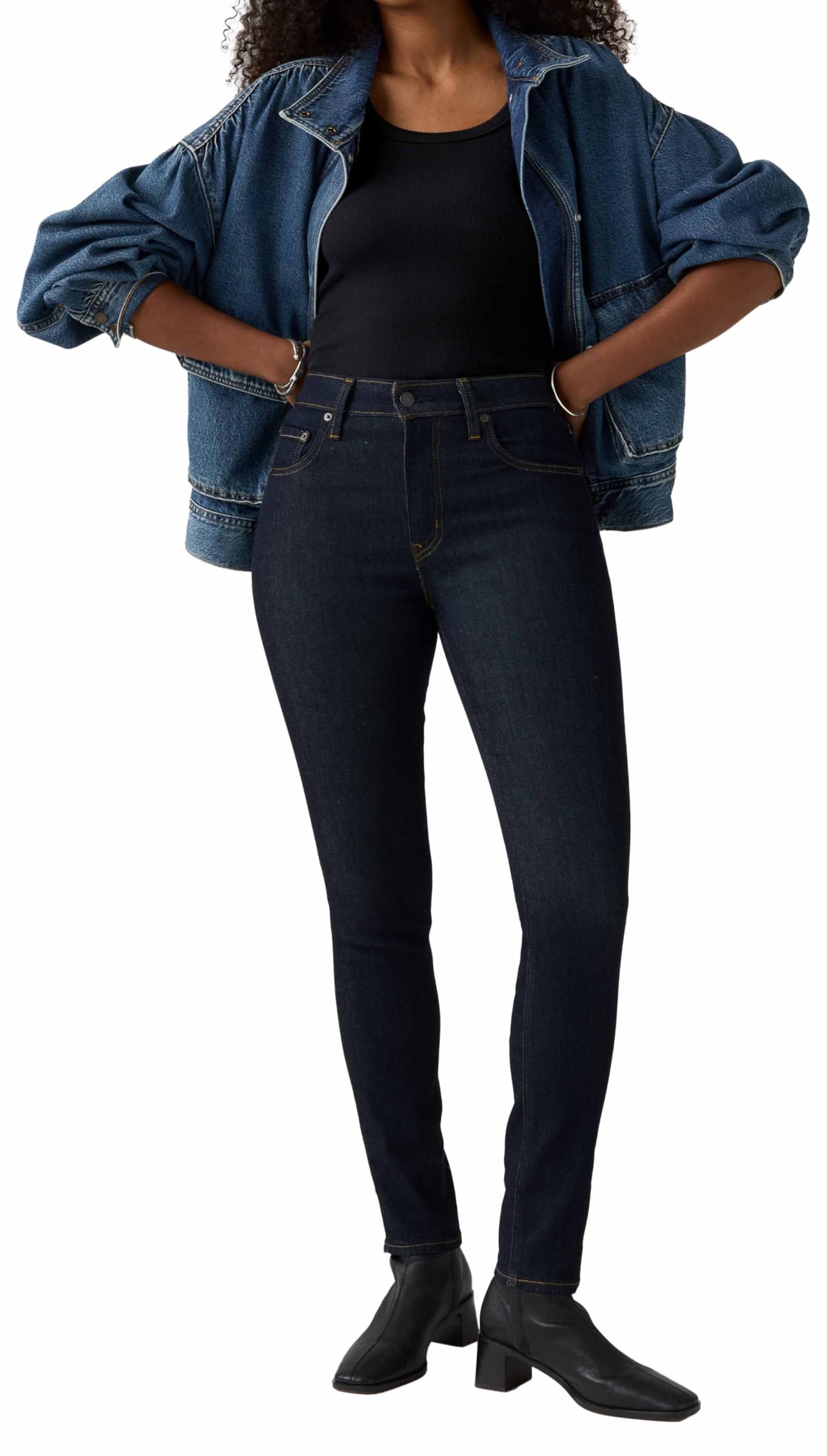 721 High Rise Skinny True Blue Rinse