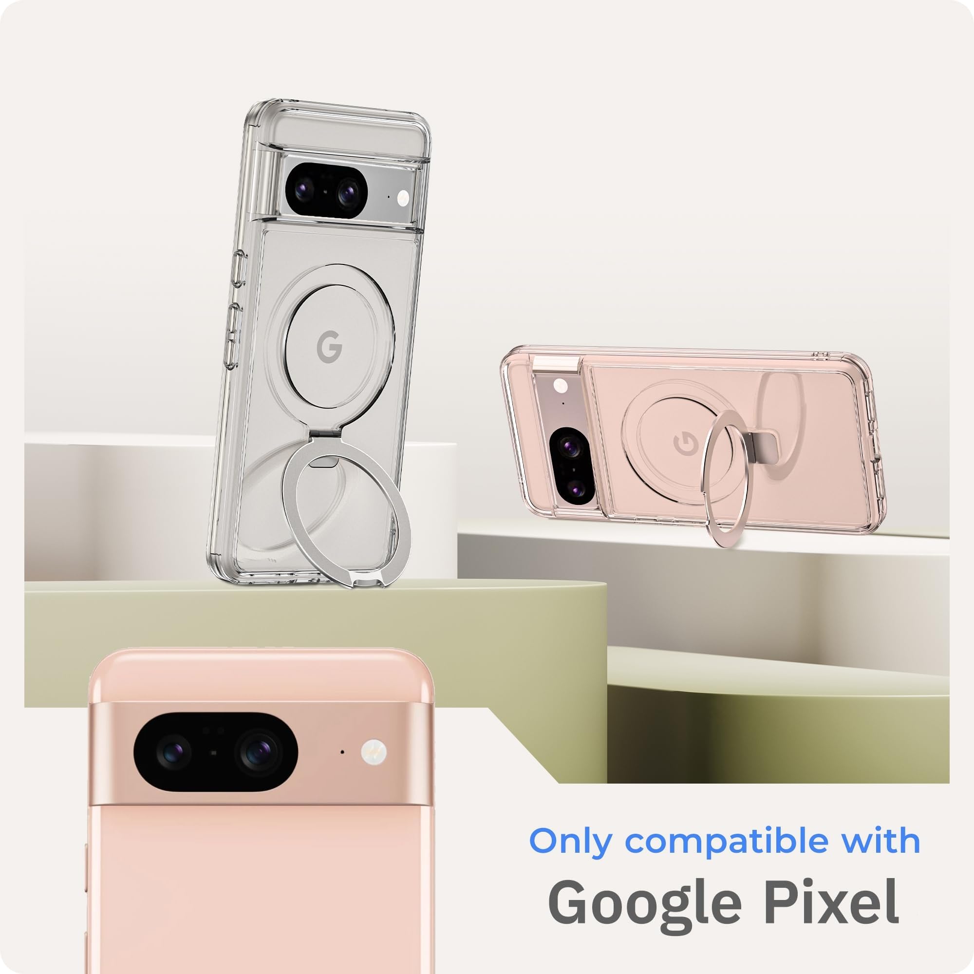 Pixel 7 Pro Spigenケース・MagSafe化・Ankerリング付 Pixel 7」を