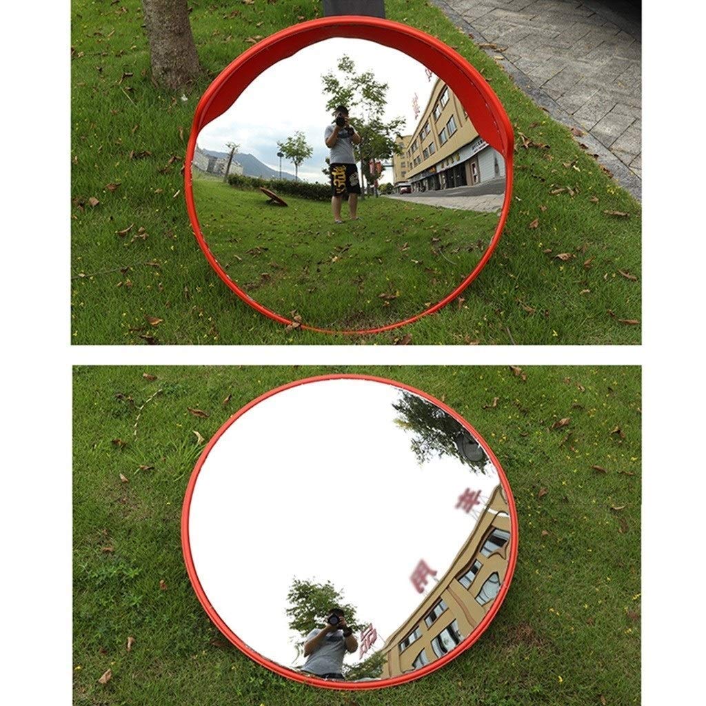 Espejo Convexo de 45CM / 60CM / 75CM / 80CM, Espejo de Seguridad Circular Convexo de Gran Angular Duradero para Centro Comercial al Aire Libre PC (Tamaño: 60CM)