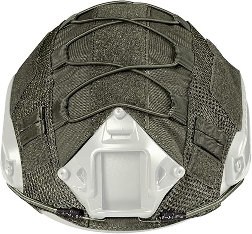 Miniatura 8 de IDOGEAR Funda táctica para casco rápido multi-camuflaje para casco de Airsoft en tamaño ML, equipo de tiro de caza de paintball militar, nailon