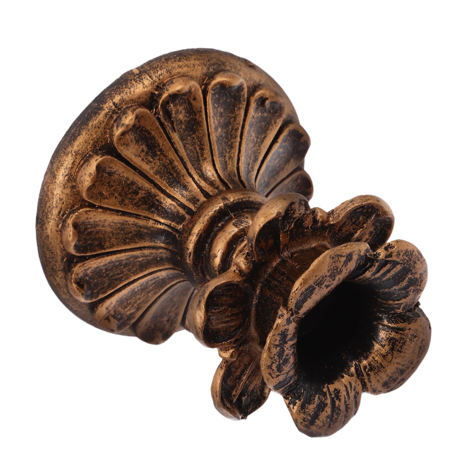 Cabilock 1Pc Vintage Resin Candlestick Sconce Decorative Candle Accessory for Home Decor Assorted Color Antique Style Candle Holder for Dining and Romantic Ambiance