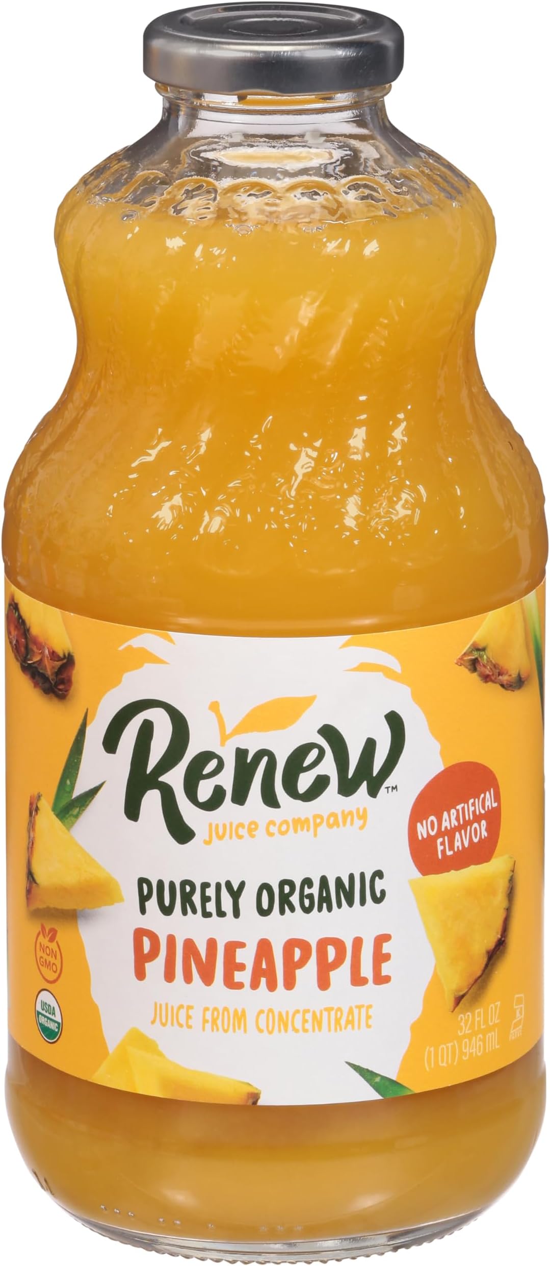 Organic Pineapple Juice, 32 Fl Oz