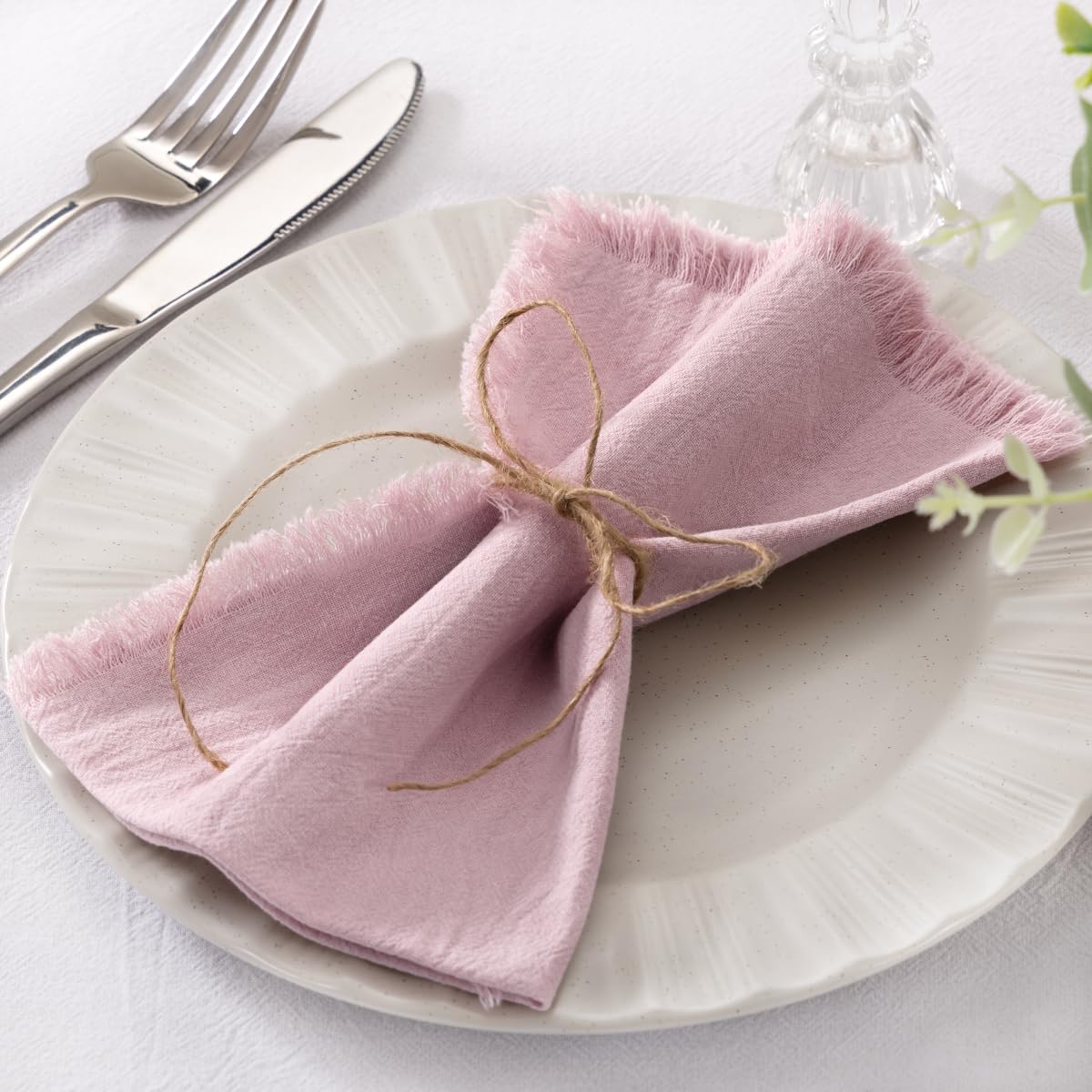 Socomi Linnen servetten, bordeauxrood, kerstdoek, servetten