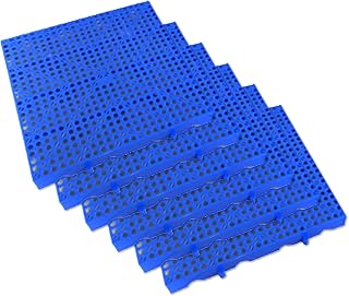 Lightweight Plastic Pallets, Transport Pallets, Storage Pad for Restaurant Shops Supermarket Basement Storage Warehouse, 6 Pack