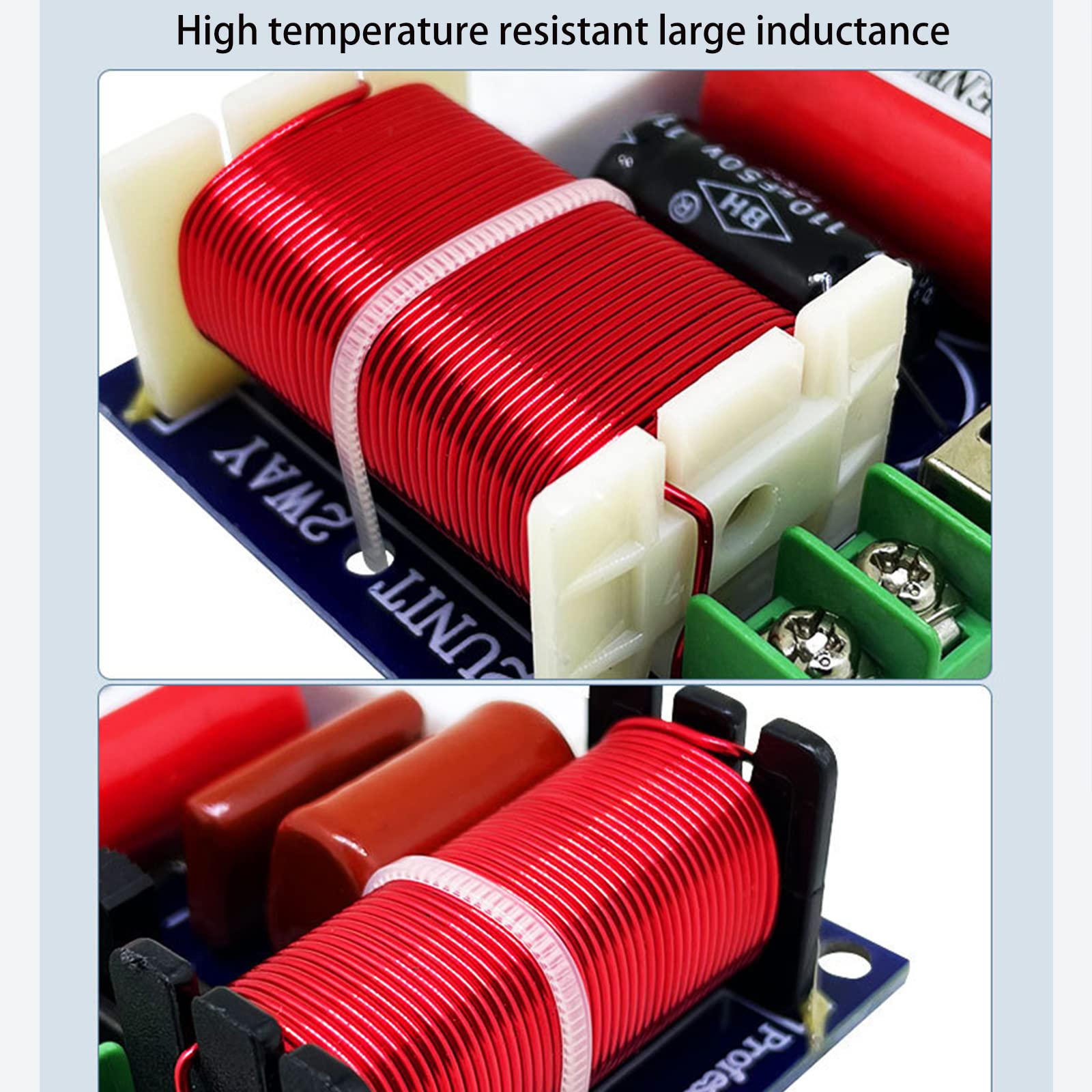 Diarypiece Weah 204 Frequency Divider Divider Audio Hifi Speaker, High & Low Frequency Divider High-Fidelity Vocal Divider