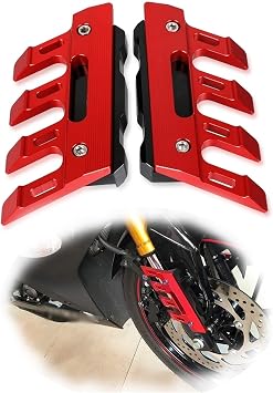 Fork Guard Fit Honda CBR400 NC29 CBR250 MC19 MC22 Motorcycle Front Fender Side Protection Guard Mud Guard Slider Fork Saver Color Red
