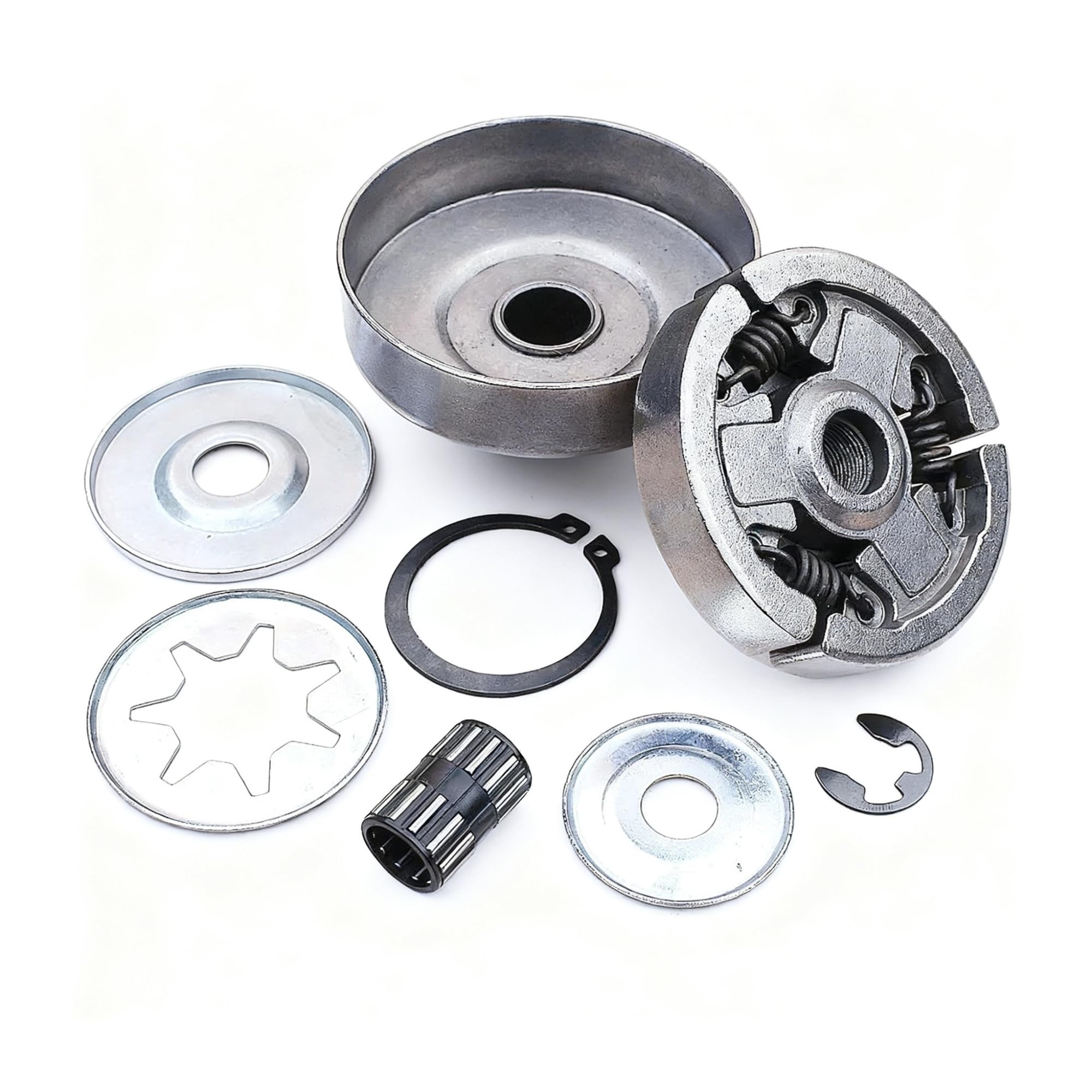 Kit de cojinete de agujas for embrague de motosierra de 3/8" y 7 engranajes, compatible con 038 038AV MS380 MS381